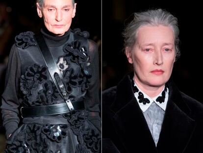 Las modelos estrella de la London Fashion Week son mujeres maduras