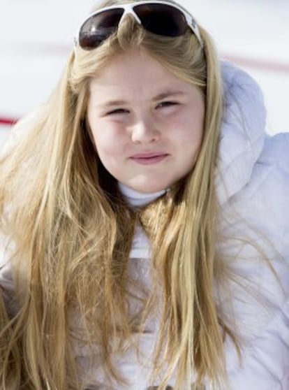 Amalia de Holanda, de 11 años.