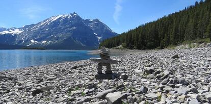 Paraje inuit en Alberta, Canadá.