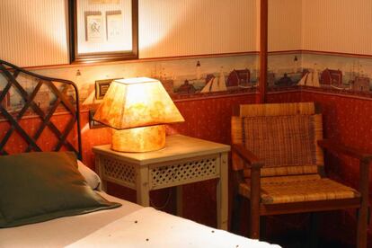 Habitación del hotel Avenida Real de Villaviciosa (Asturias).