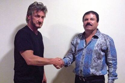 Sean Penn y El Chapo Guzm&aacute;n. 
 