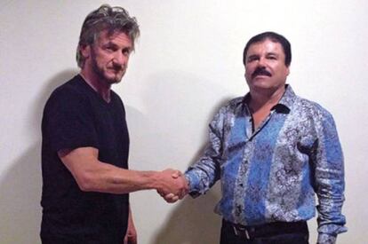Sean Penn y El Chapo Guzmán.