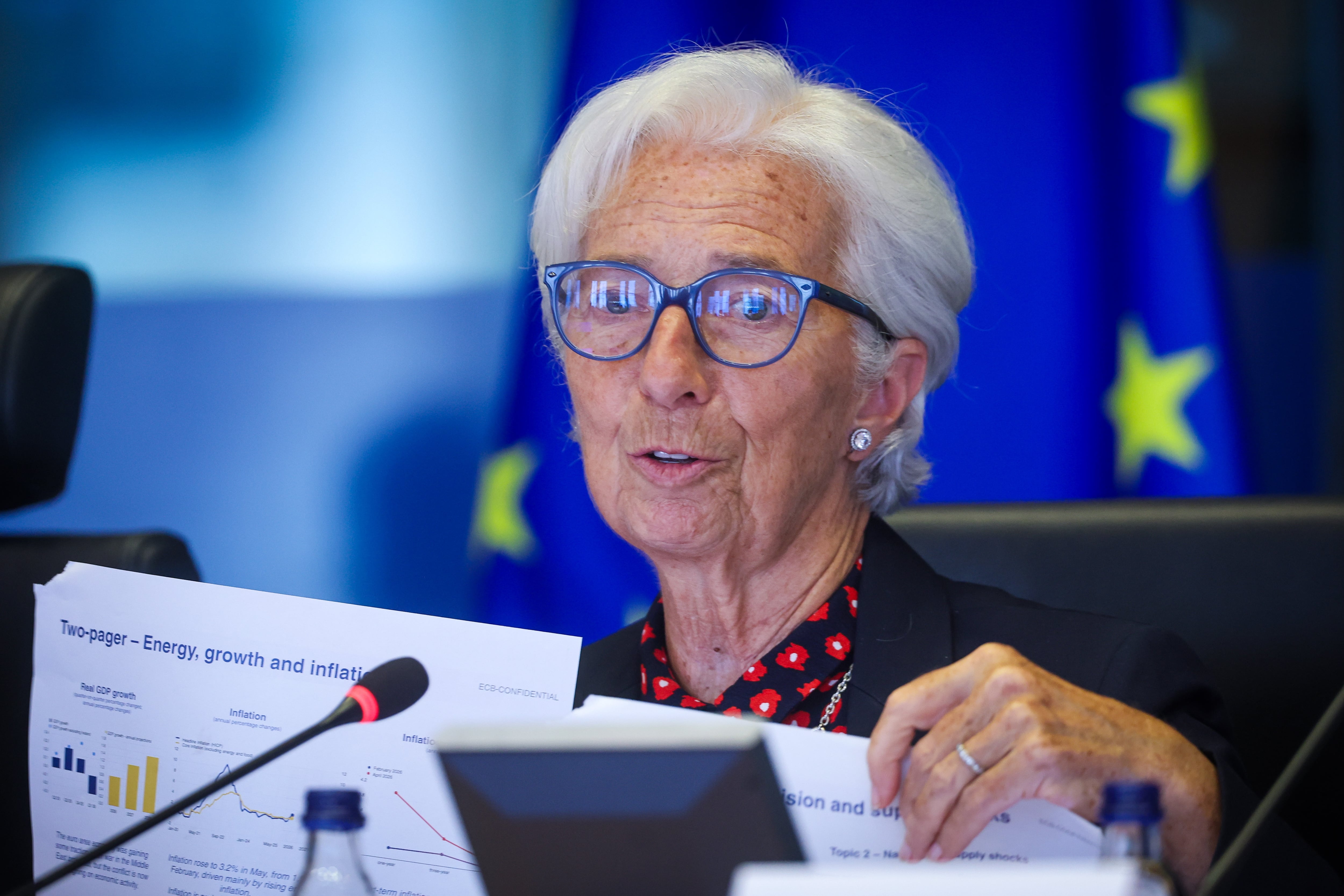 Lagarde aleja por ahora una respuesta “más contundente” del BCE a los efectos de la guerra contra Irán
