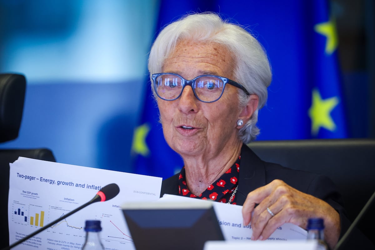 Lagarde aleja por ahora una respuesta "más contundente" del BCE a los efectos de la guerra contra Irán