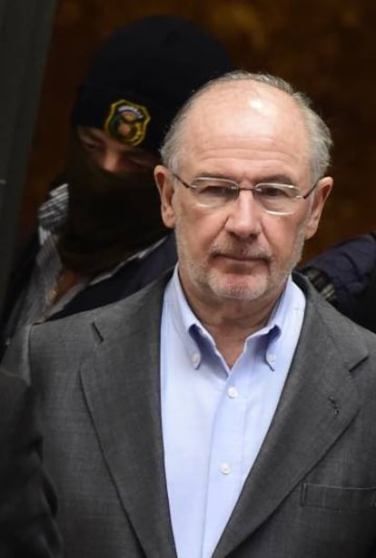 Rodrigo Rato is the suspected head of a "corrupt system" of embezzlement during his time as a banker .