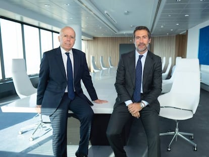 Hilario Albarracín, presidente de KPMG en España y Juan José Cano, consejero delegado y próximo presidente de la firma.