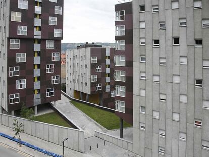 Pisos en alquiler de la sociedad Viviendas Municipales de Bilba0, en el barrio de Rekalde.