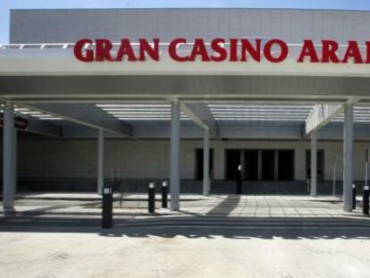 Acceso al casino de Aranjuez en una fotograf&iacute;a tomada poco despu&eacute;s de su apertura. 