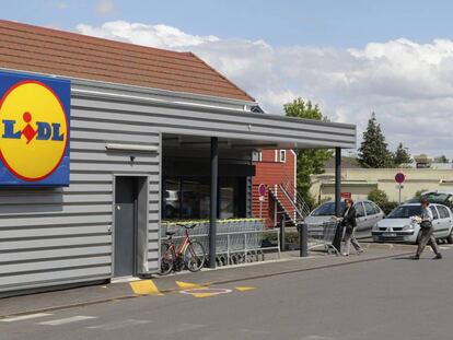 un supermercado de Lidl