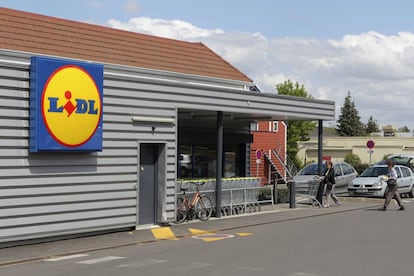 un supermercado de Lidl