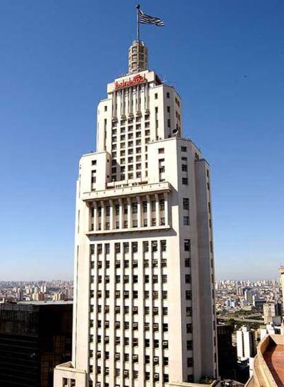 Sede del Banco Santander en São Paulo, Brasil.