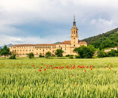 Monasterio de San Millán de Yuso en San Millán de la Cogolla (La Rioja). 