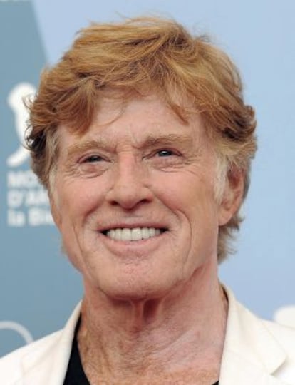 Robert Redford, retratado ayer en Venecia.