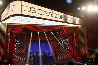 Escenario de la Gala de los Premios Goya 2019.