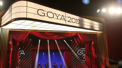 Escenario de la Gala de los Premios Goya 2019.