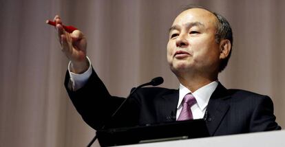 El CEO de SoftBank, Masayoshi Son.
