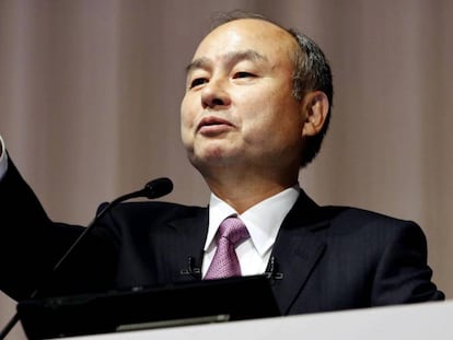 El CEO de SoftBank, Masayoshi Son.