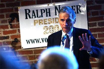 Ralph Nader, el pasado mes de junio durante un mitin en Jackson (Misisipí).