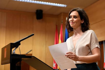 La candidata del PP a la Comunidad de Madrid, Isabel D&iacute;az Ayuso