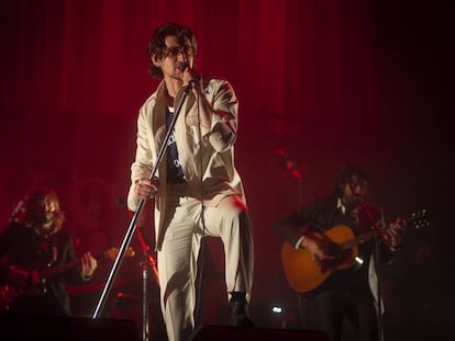 Alex Turner, durante la presentación en el Primavera Sound. 