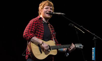 Ed Sheeran en el Festival de Glastonbury el pasado 25 de junio.
