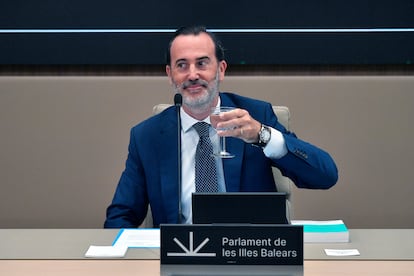 Gabriel Le Senne, en el Parlamento balear, en una imagen de archivo.