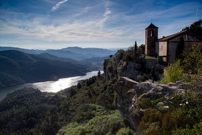 El pantà de Siurana, al Priorat.