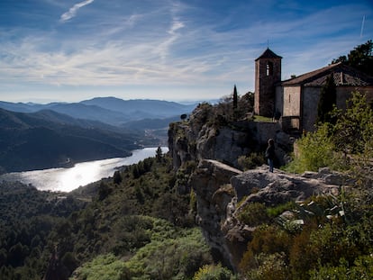 El pantà de Siurana, al Priorat.