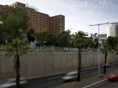 L'hospital Vall d'Hebron de Barcelona.