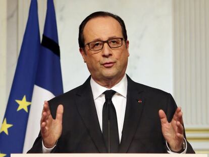 Francois Hollande, presidente de Francia. 