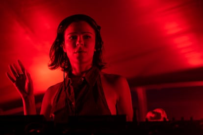 Nina Kraviz en Australia en 2022.