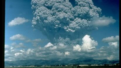 La erupción del volcán Pinatubo, que enfrió el planeta medio grado durante un año y medio.