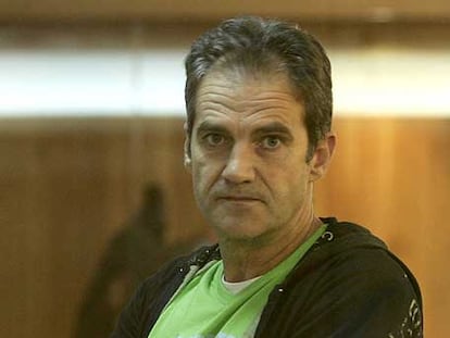 José Javier Arizkuren, <i>Kantauri</i>, durante un juicio en la Audiencia.