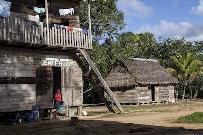 Wabota significa 'familia' en lengua harakmbut. Los amarakaeri, que viven en una reserva comunal situada en el distrito de Madre de Dios, en Perú, son uno de los seis grupos indígenas englobados en la familia harakmbut y el más numeroso: está formado por unas 1.000 personas. La cultura harakmbut trata de sobrevivir a la globalización en una selva que está amenazada por la entrada de la gran petrolera estadounidense Hunt Oil a finales del año 2014. La comunidad nativa de Puerto Luz es la más habitada de la reserva y también la más occidentalizada. El territorio que ocupan los amarakaeri tiene una extensión de 402.335 hectáreas y un perímetro de 500 kilómetros. Es la única reserva natural habitada de Perú sobre la que el Gobierno tiene cierto control en el acceso y protección de la misma. Pese a ello, si nadie lo impide, a finales de año la empresa iniciará sus planes de exploración de gas.