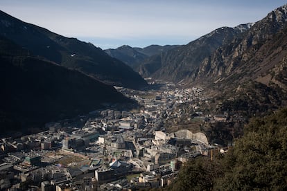 Vista de Andorra la Vella, la capital del Principado, el pasado 11 de enero.