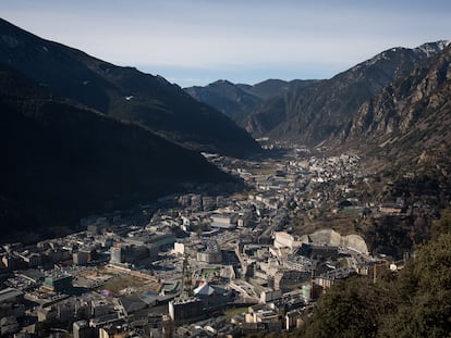 Vista general de Andorra la Vella.