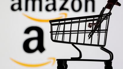 Cartel de la compañía Amazon.
