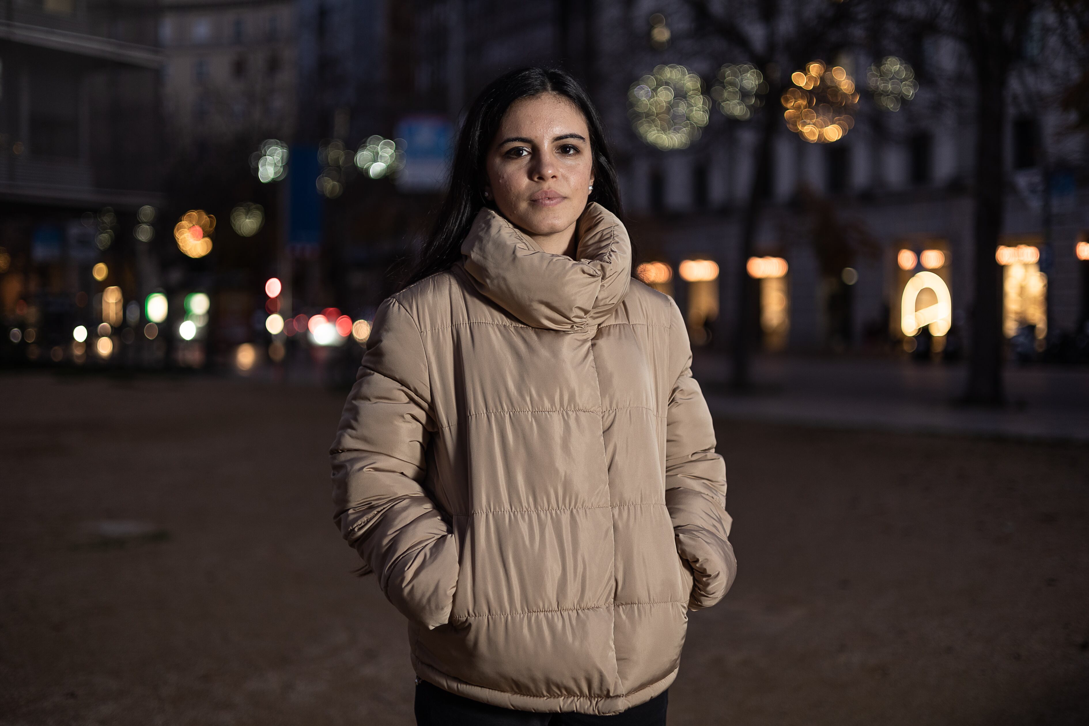 Marina Bonache, en Girona el 28 de diciembre.