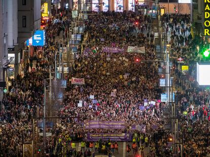 8-M en España: las manifestaciones del Día de la Mujer, en imágenes