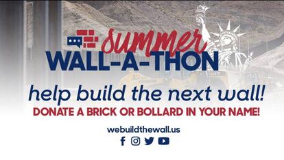 Presentación en Facebook del grupo 'We Build the Wall'. 