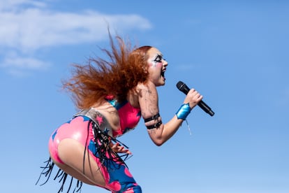 Chappel Roan durante su actuación en el Lollapalooza el 1 de agosto de 2024 en Grant Park (Chicago).