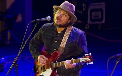 Jeff Tweedy, l&iacute;der de Wilco, durante una actuaci&oacute;n en 2012 en Barcelona.