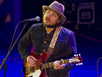 Jeff Tweedy, l&iacute;der de Wilco, durante una actuaci&oacute;n en 2012 en Barcelona.