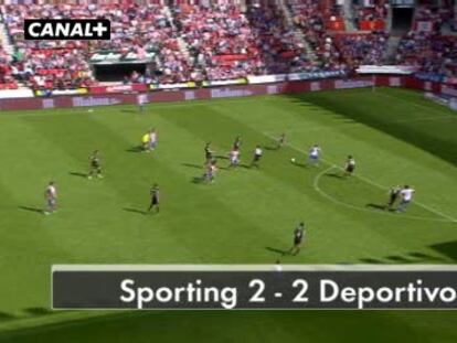 Sporting 2 - Deportivo 2