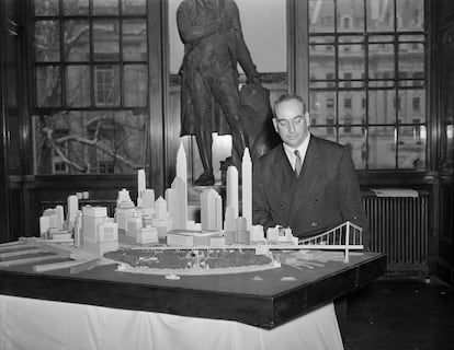 El gran urbanista de Nueva York, Robert Moses, en 1939.