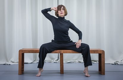 Isabel Vázquez, zu einem anderen Zeitpunkt der Probe.