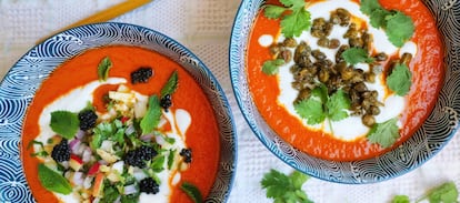 Dos temperaturas diferentes, dos sopas distintas