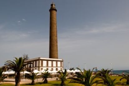 El faro de Maspalomas, en Gran Canarias.