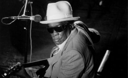 El músico de 'blues' John Lee Hooker.