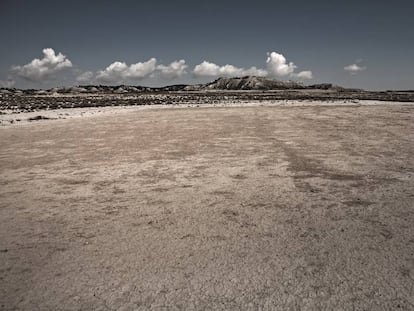 Imagen de los Monegros en Aragón, en el valle del Ebro.